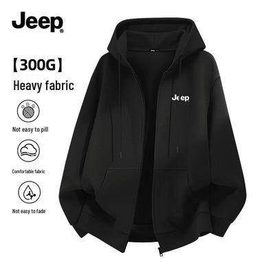 Men's Casual Full-Zip Hooded Jacket