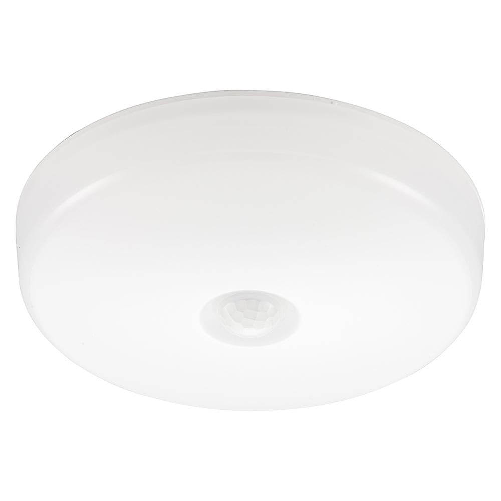 OHM Electric LED Ceiling Light, Small, with Motion Sensor, 60W Equivalent, 820 Lumens, Daylight White, Mini Ceiling Light for Entrance, Toilet,