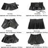 Ruffles Design PU Leather Belt Cross All Match Corset Belt Super Wide Peplum Cummerbund  Punk Style