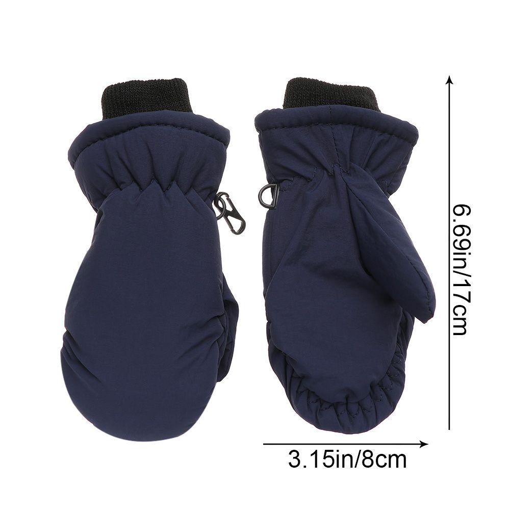 Must Thicken Warm Windproof Waterproof Children Ski Gloves Snow Snowboard Long-sleeved Mitten