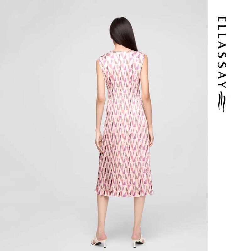 ELLASSAY Elegant High-Waist Mid-Length Dress