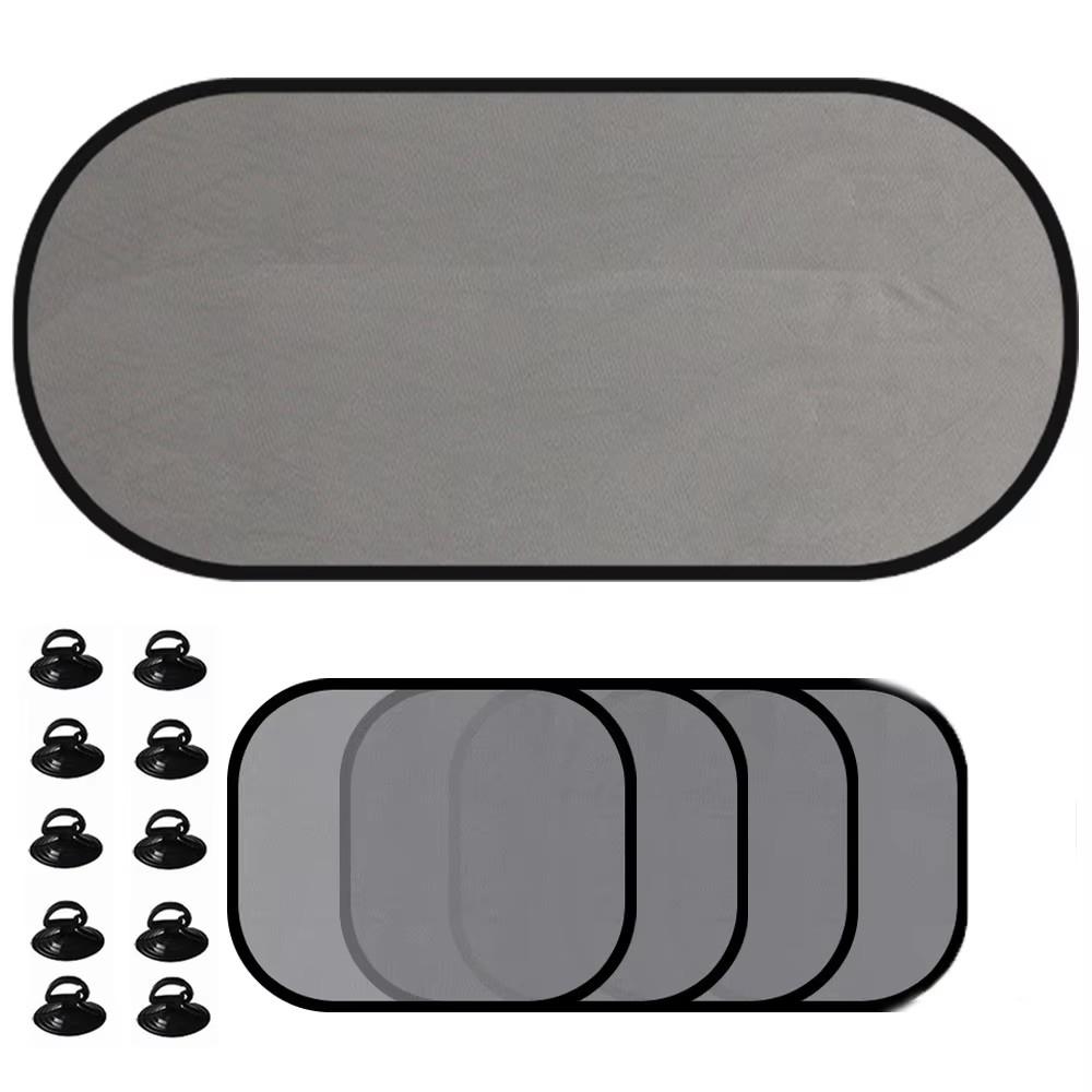 5 Stück Auto Fenster Sonnenschutz Netz Seitenfenster Sonnenschutz mit Saugnäpfen Sonnenschutz Sichtschutz für Sommer UV-Schutz & Anti-Gaffer