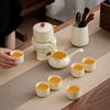 Light Luxury Artifact, Luxury Home Automatic Tea Set, Ceramic Teapot, Lazy Kung Fu Tea, Ru Kiln Teacup