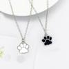 Trendy Animal Paw Pendant Necklace - Cat & Dog Paw Accessory