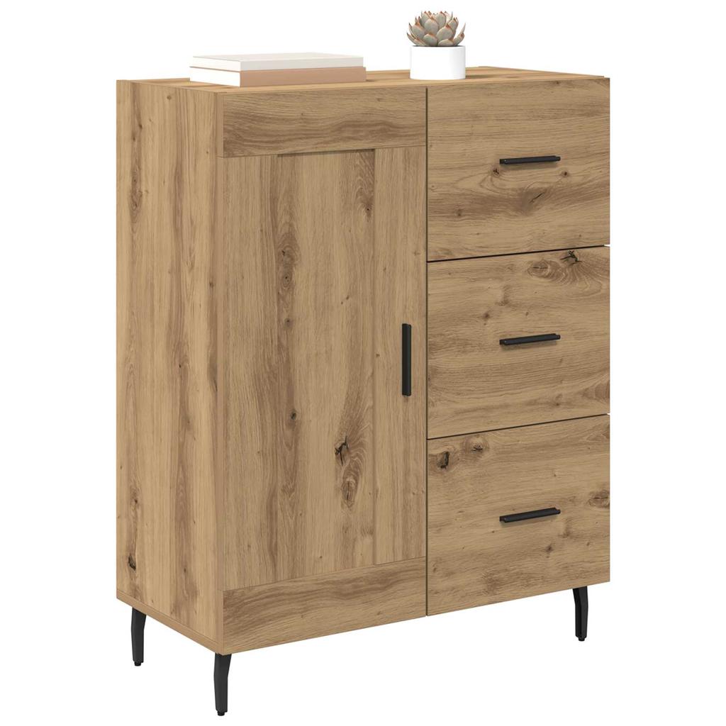 Sideboard Artisan Oak 69.5 x 34 x 90 cm Engineered Wood and Iron