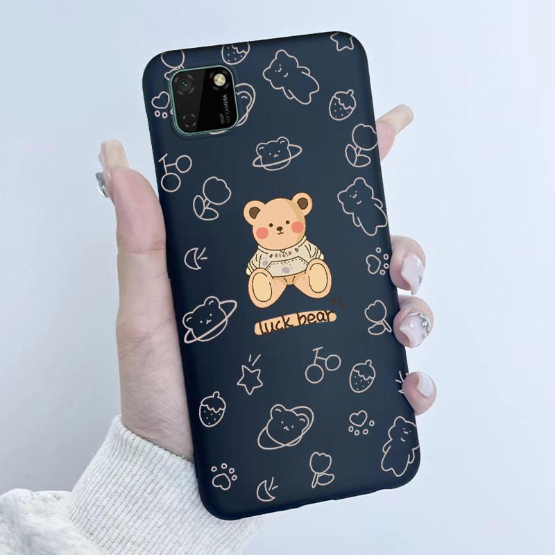 For Huawei Y5p Phone Case DRA-LX9 Butterfly Flower Girl Design Soft Silicone TPU Back Housing for Honor 9S HuaweiY5p Y 5p Covers