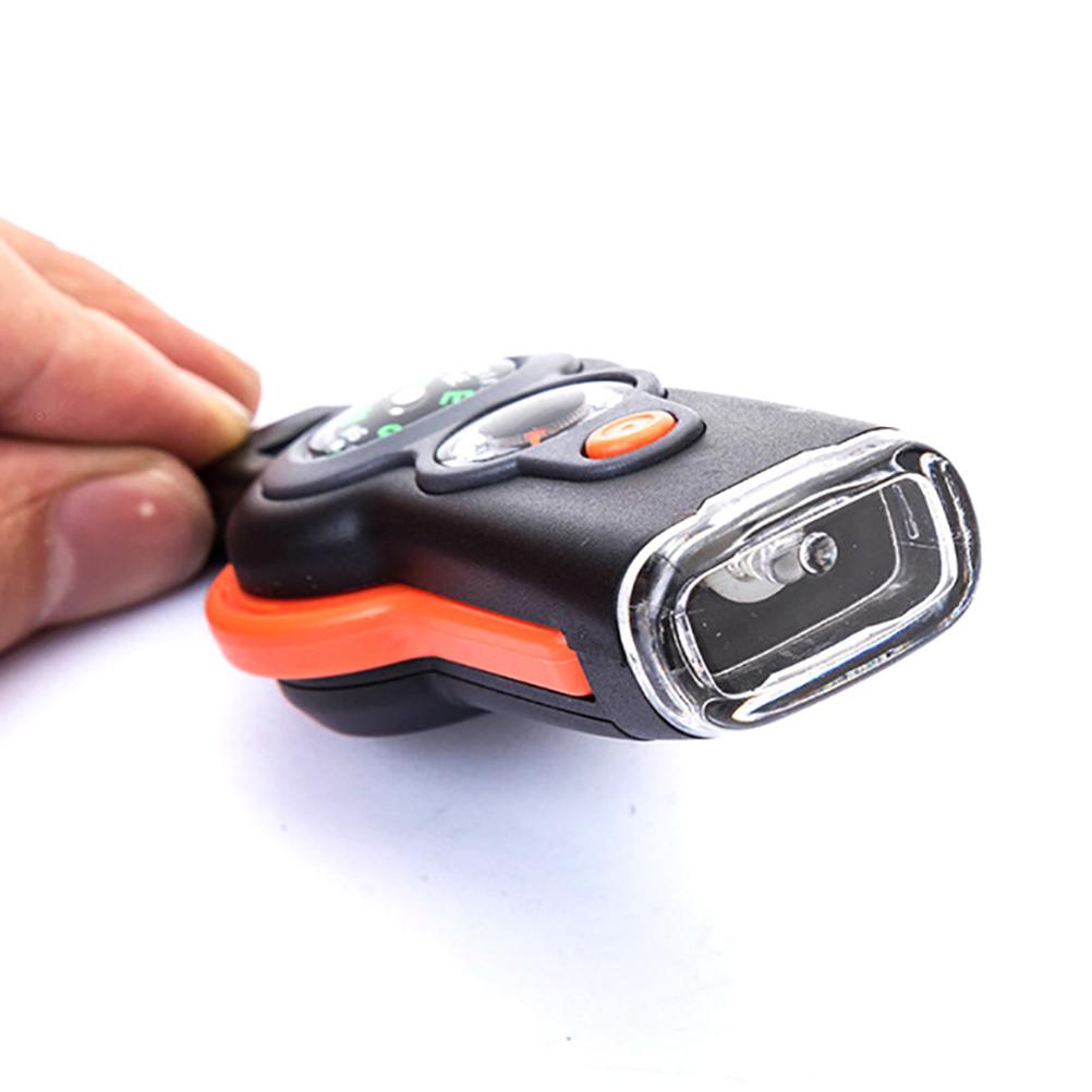 

7 в 1 Многофункциональный уличный свисток Компас Термометр Светодиодный фонарик Зеркало Лупа Уличный