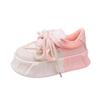 Fashion Luxury New Women's Trendy Versatile Colored Casual Shoes Spring and Autumn Thick Soles Increase Comfort Sports Board Shoes