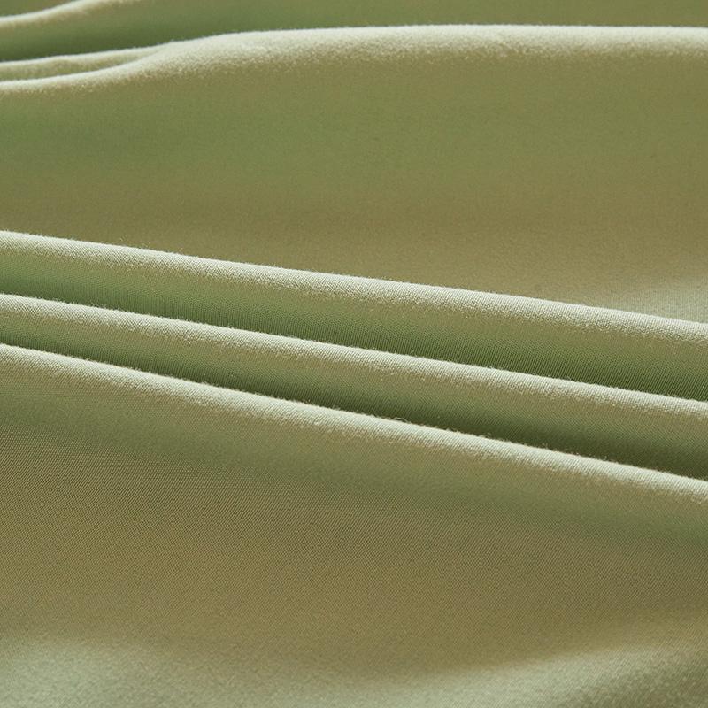 Plain Color Fitted Sheet Queen Size Bedsheets Soft Bed Linen with Elastic Band Home Bed Cover sabanas (Pillowcase Need Order)