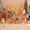 [PLUM]Decorations Village House Decor Xmas Lantern Decorative Resin House Collectible Buildings Figurine With LED Light