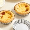 Nonstick Pizza Baking Pan Edge-patterned Tart Pan Easy Clean Egg Tart Molds  Pastry Making