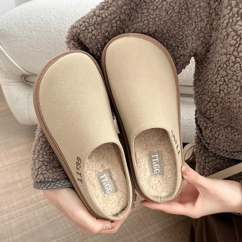 Fashion Nice Winter Women Slippers Ladies Slip on Platform Waterproof Slipper Female Outdoor Nice Shoes Woman Candy Color Shoe