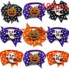 50/100pcs Halloween Pet Dog Accessories Pet Dog Bow Ties with Pumpkin Accessories Pet Dog Collar Holiday Bow Tie Pet Supplies