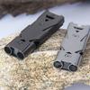 Bærbar fløyte 120 Db dobbeltrør livreddende nødhjelp SOS Safety Survival Whistle Outdoor Tool