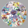 50 Japanese Anime Cartoon Stickers for Baby: Creative Graffiti for Suitcases, Laptops, and Cars