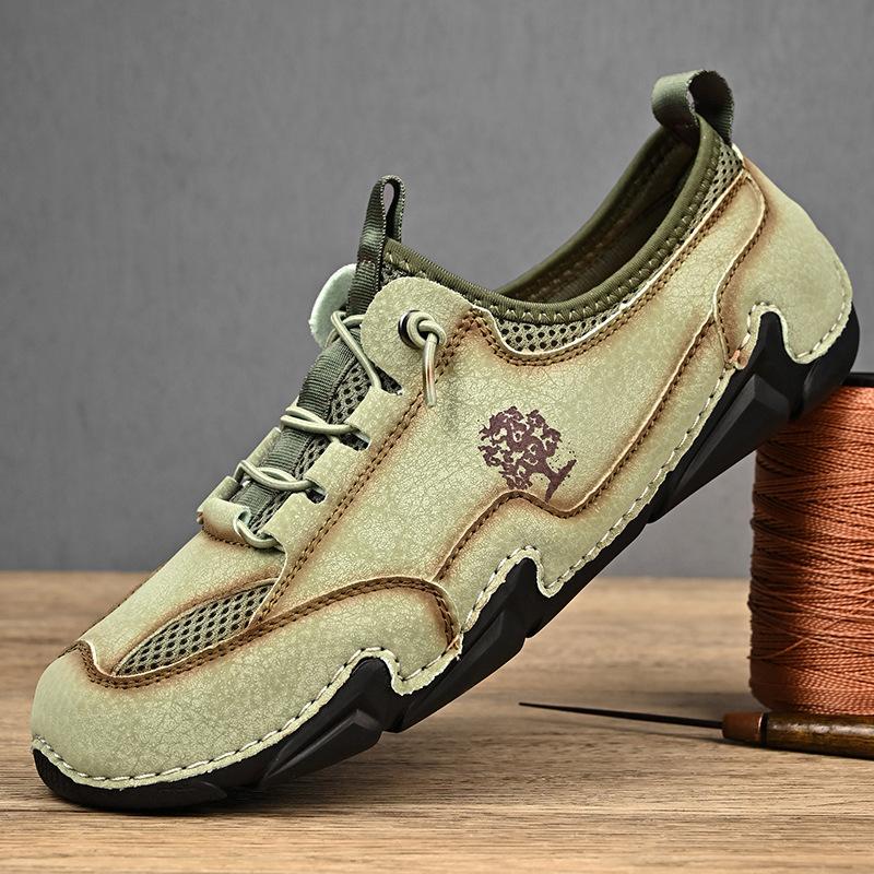 Large Size Breathable Mesh Men's Shoes Fashionable Casual Outdoor Shoes Comfortable and Versatile