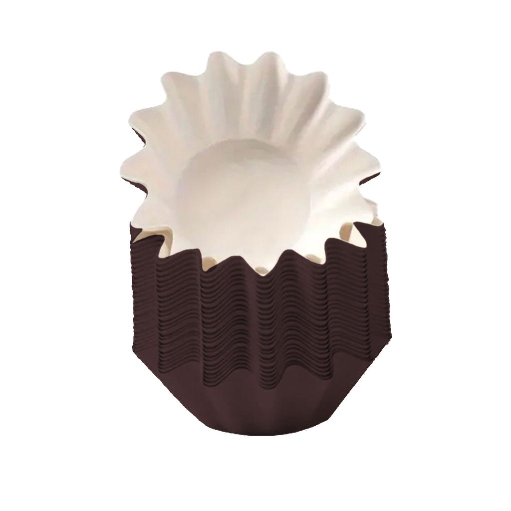 Pack of 50 Safe Food Grade Inks and Paper Grease Proof Cupcake Liners Holiday Party Mini Paper Baking Cups
