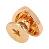 20pcs 14mm Size Decorative Stud Rivets Crossing Screw Gold/White/Bronze Color Leather Stud Kit Back Stud Design
