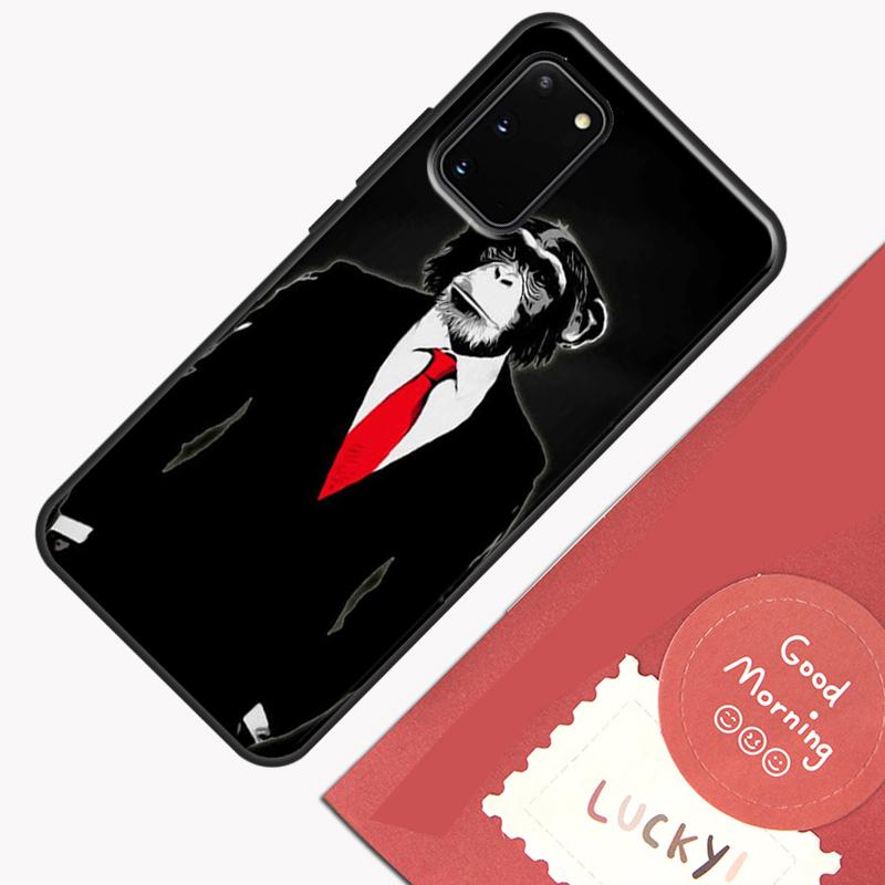 Cartoon Monkey Phone Case For Samsung Galaxy S23 S26 Ultra S20 S21 S22 S24 S25 Plus S10 S25 FE Cover Shell