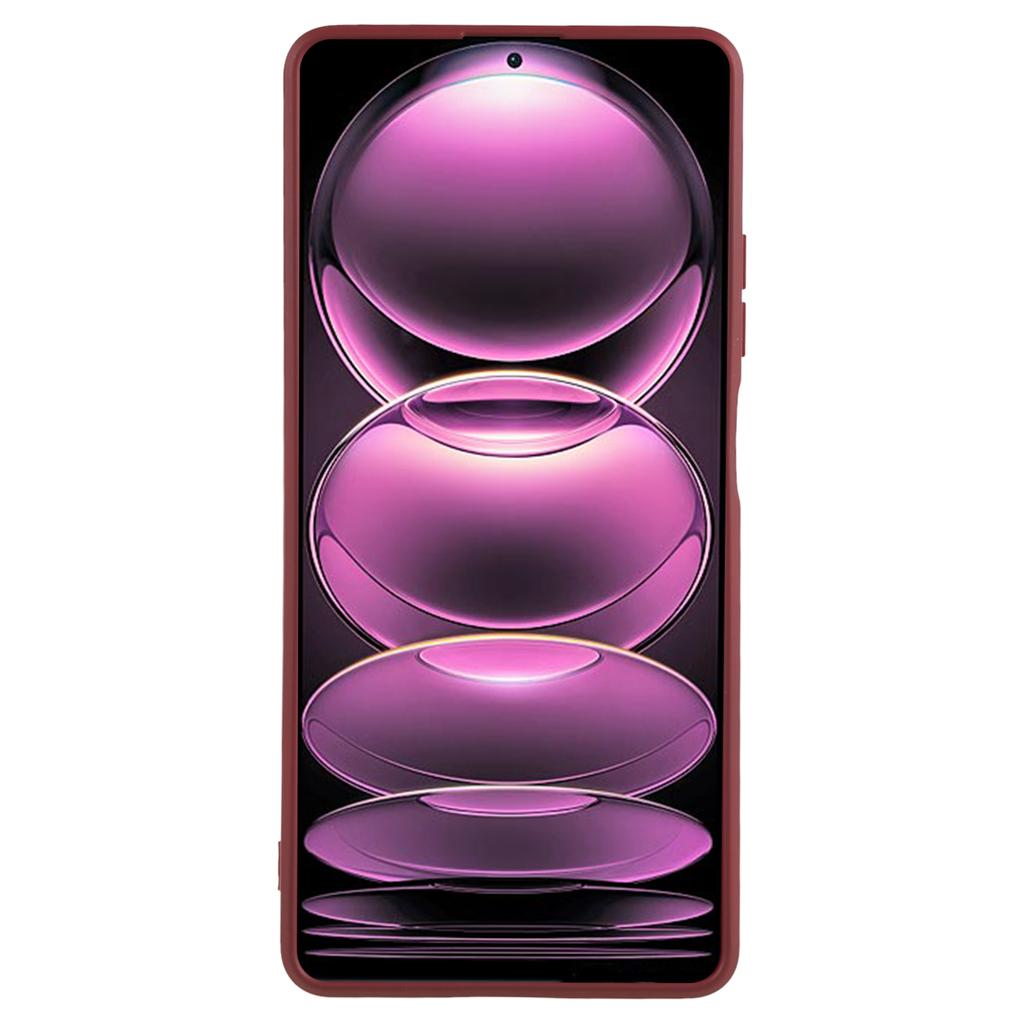 For Xiaomi Redmi Note 12 Pro 5G Scratch Resistant TPU Case Fiber Lining Rubberized Protective Phone Cover