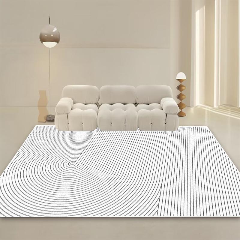 Modern Cream Style Carpet Living Room Minimalism Decoration Sofa Large Area Rugs Bedroom Bedside Tables Washable Non-slip Mats