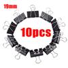 10/20Pcs Metal Binder Clips Paper Clips 15/19/25/32/41MM Paper Clips For Books Stationery School Office Supplies High Quality