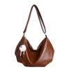 Solid Color High-end Versatile Tote Bag Women's New Large-capacity Simple Commuter Portable Shoulder Bag