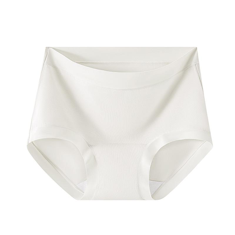 Ladies Spring and Summer Pure Cotton Silk Antibacterial Long Crotch Comfortable Breathable Waist Triangle Briefs