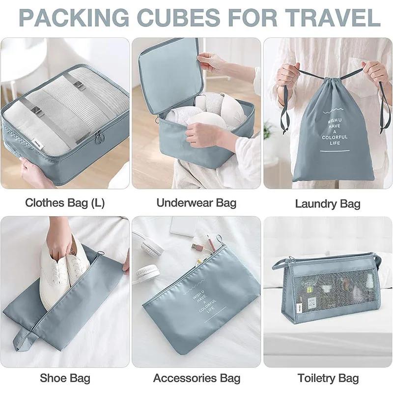 Travel Organizer Storage Bags Toiletry Luggage Bag  Portable Luggage Clothes Shoe Tidy Pouch Waterproof Thickened Organizer