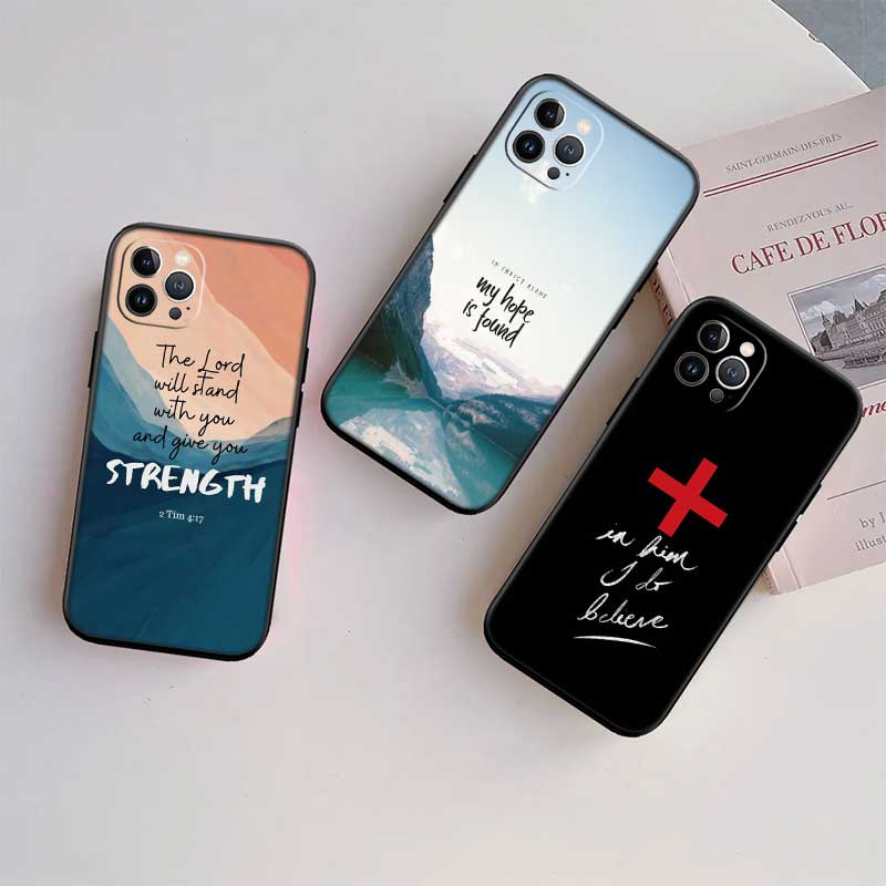 NH9 Bible Verse Jesus Christ New High-End Shell Phone Case for Redmi Note 10 11 12 Pro Max 10S 10C 10T 11A 11S 12S 12C