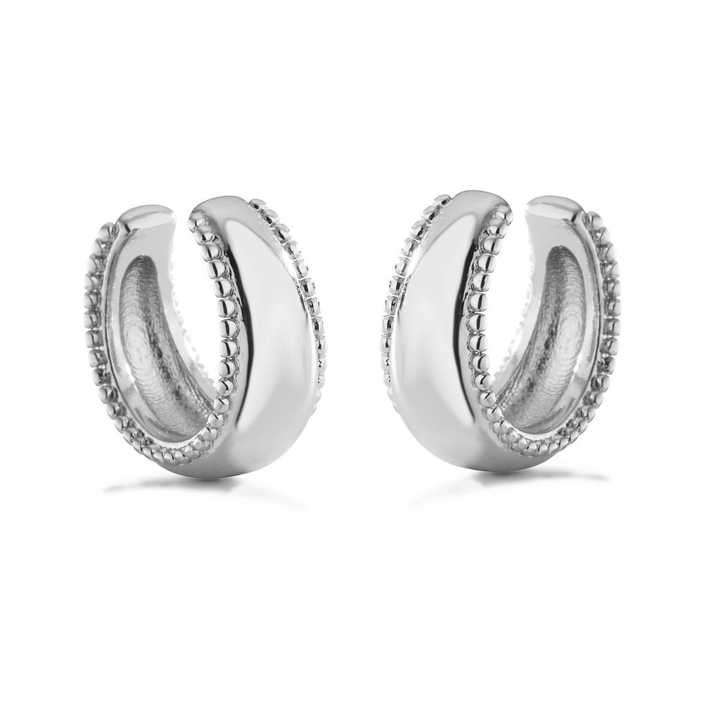 HECHENG,Fashion Ear Cuffs Without Piercing Ear Clip Earrings Non-Piercing Fake Cartilage Earrings For Women Zircon