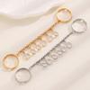 Elegant Adjustable Wedding Rings Dating Rings Geometric Fringe Opening Finger Jewelry Suitable for Woman and Man Present
