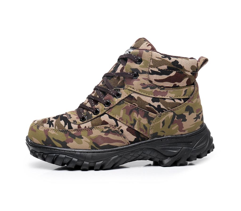 Northeast Men's Winter Snow Boots - Warm, Thickened, Non-Slip Outdoor Sports Footwear