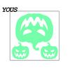 Waterproof Secret Room Wall Decor Halloween Glow In The Dark Stickers, Luminous Ghost Hand And Bat Glowing Eyes for Party Decals, Horror Theme