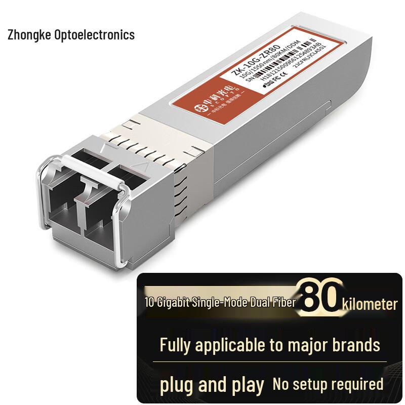 Zhongke Optoelectronics 10G SFP+ Optical Transceiver Module