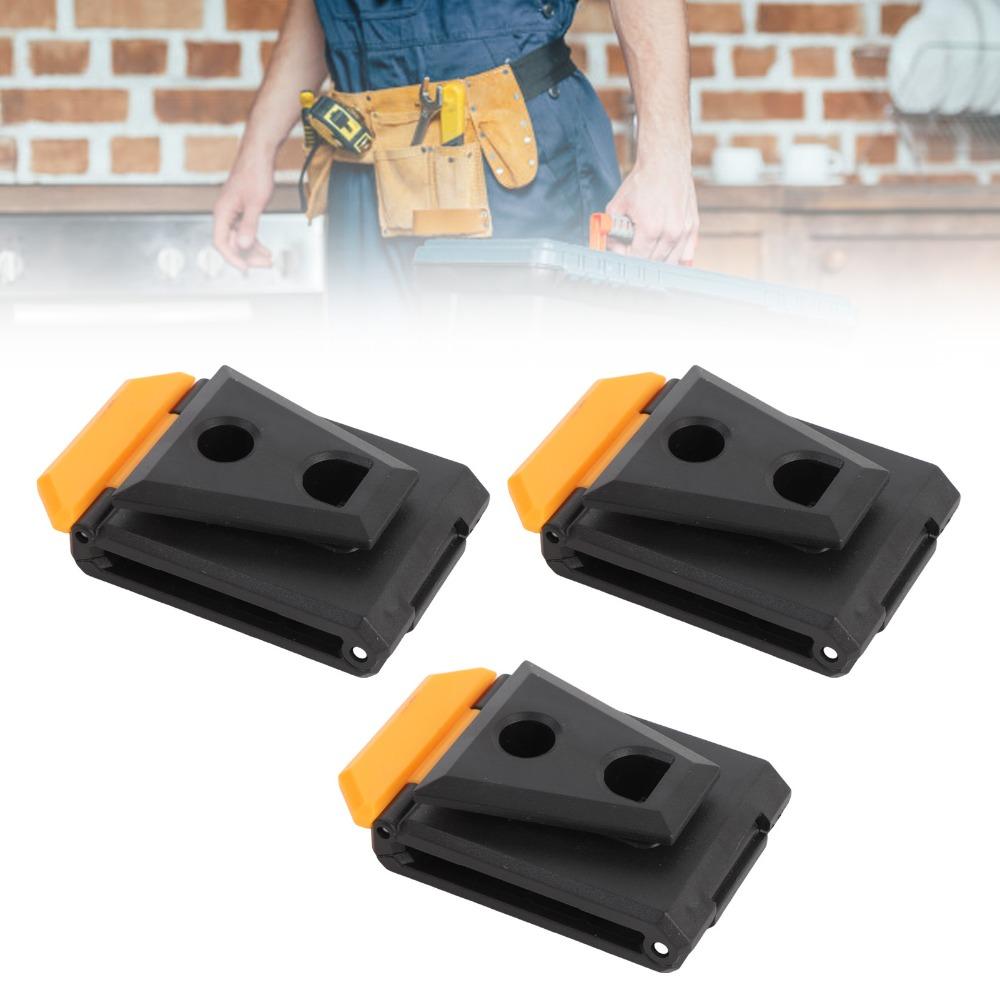 3Pcs Convenient Quick Release Belt Clip Quick Hang Sturdy Quick Buckle Universal Fixed Type Tool Fastener Bag Accessory