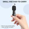 For iPhone Android Laptop Wireless Lavalier Microphone Audio Video Recording Mini Mic Live Gaming Mobile Phone Microphone