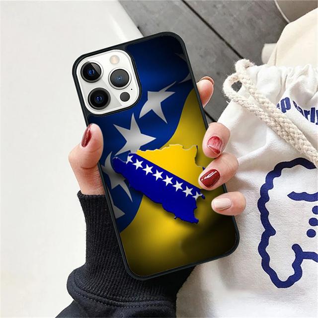 Bosnia and Herzegovina Flag Phone Case Cover For iPhone 17 Air 15 16 14 13 12 Pro Max 11 Pro Max Plus Coque Shell