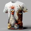 Funny Kids T Shirt Animal 3D Print Summer Casual Girl And Boy Short Sleeve Tee Street Fashion O-Neck Pullover Children Clothing