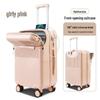 Front-Opening Hardside Carry-on Suitcase