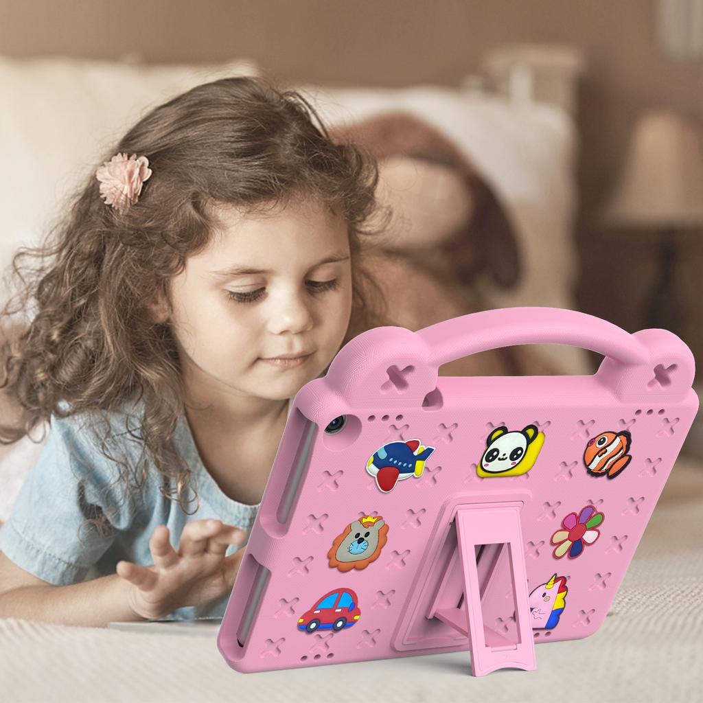 EVA Stand Case for ONN 10.1 Gen3 2022 Model 100071485 Kids Safe Cover  DIY Style Tablet Shell With Handle Strap Shockproof Funda