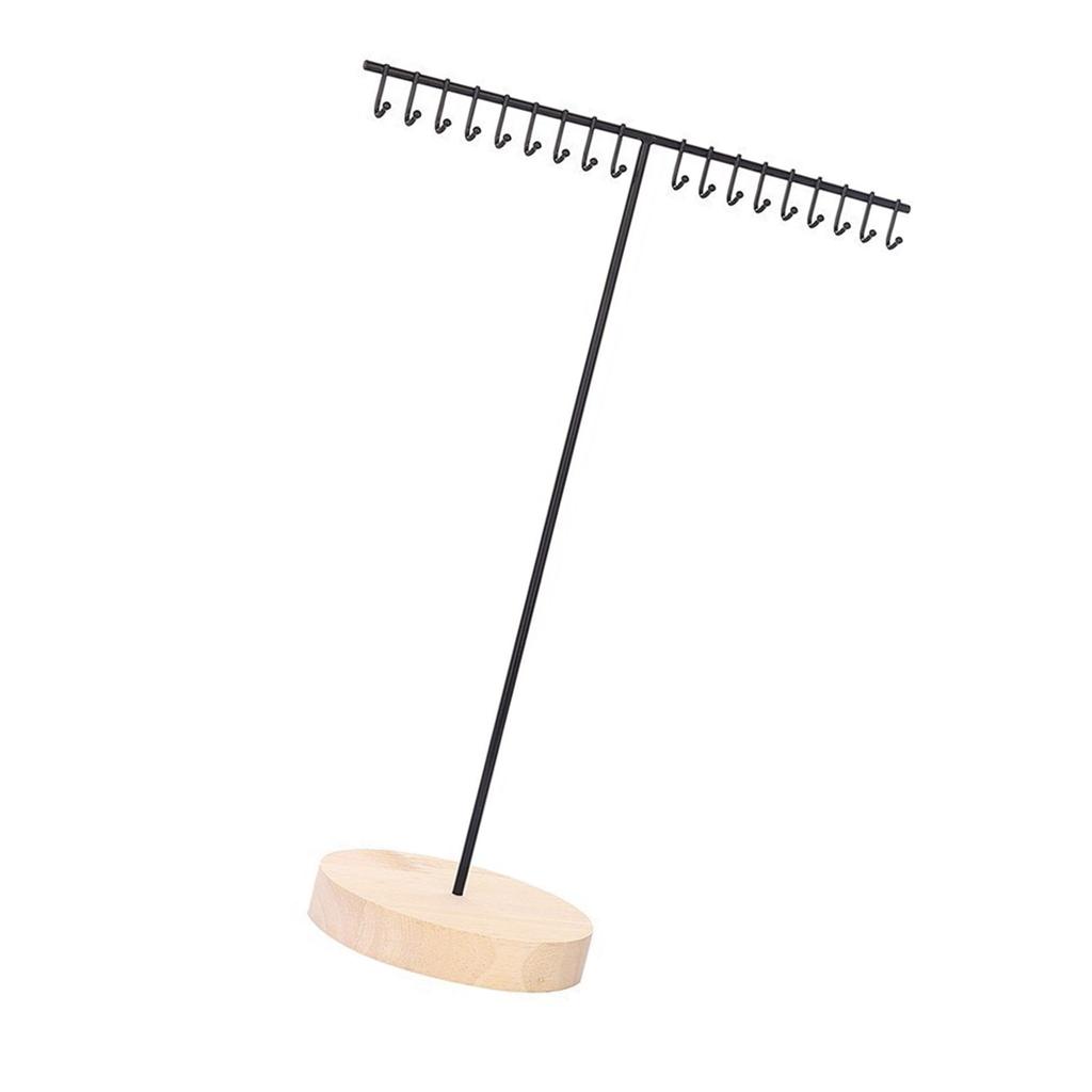 Portable Alloy Jewelry Organizers Stand Space Saving Necklace and Bracelet Holder Fashionable Home Accessory