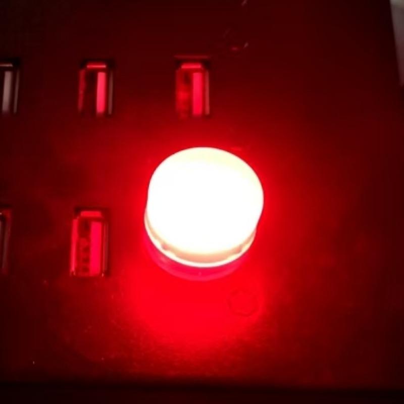 Mini lumină de noapte LED portabilă USB 3 buc. Lampă rotundă mică USB Lumini de noapte Ideal pentru dormitor