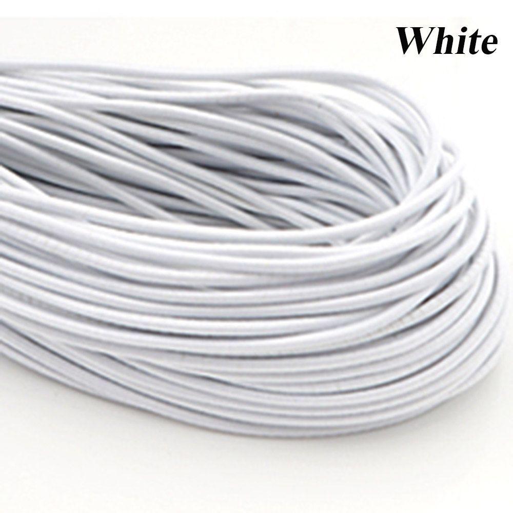 3mm 10m New DIY Line Craft Sewing Rope Round Rubber Colorful Elastic Band