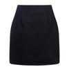 Women's High Waist Plaid Wool Pencil Mini Skirt