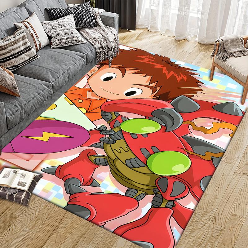 Digimon Friendship Area Rug, Digimon Fan Soft Carpet, Ideal Gift.chl