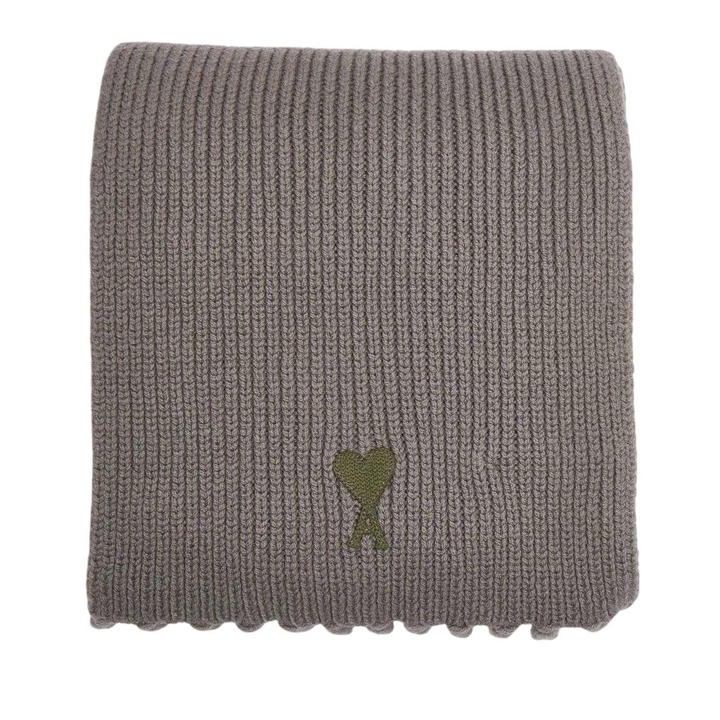 Ami Paris Gesticktes Logo Strickschal