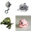 Adorable Shark Dinosaur Keychain Rope Toy Made From Durable Plastic Material For Kids