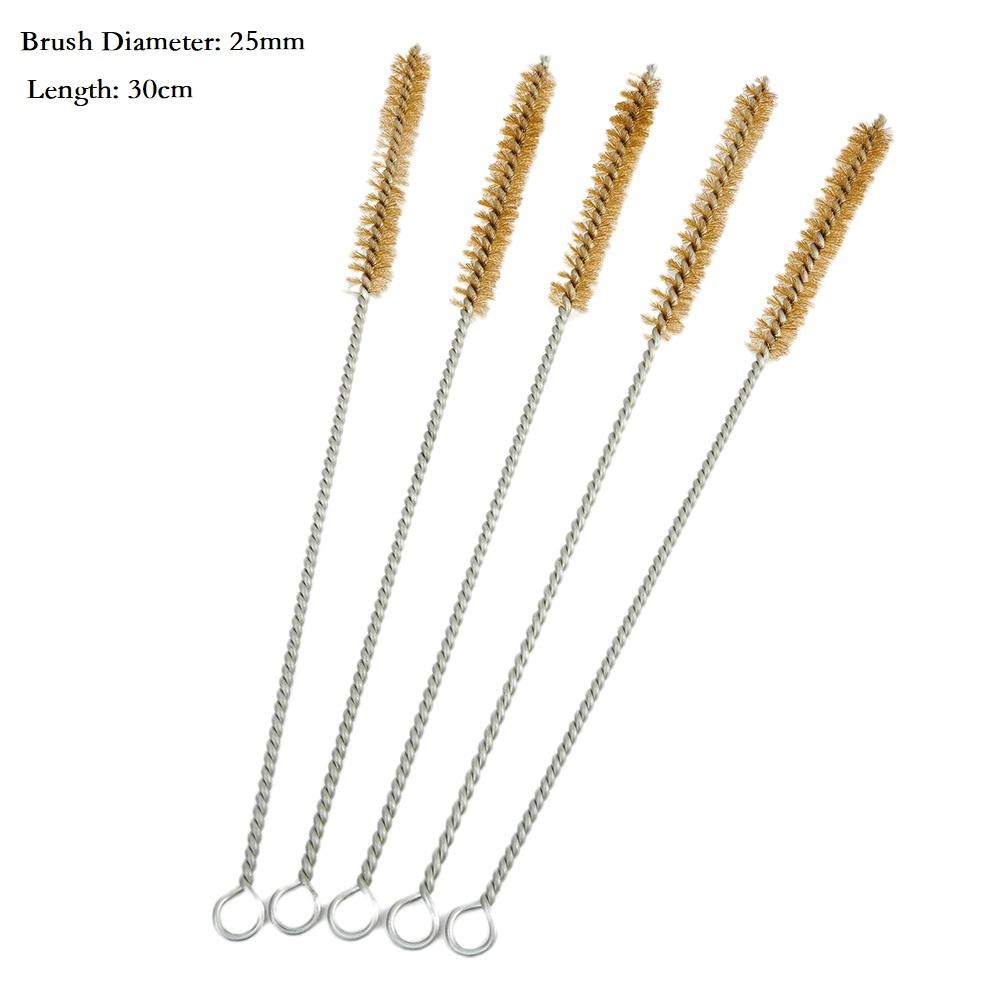 Tube 5pcs Pipe Brushes Wire 10-30mm Cleaner Cleaning Cylinder