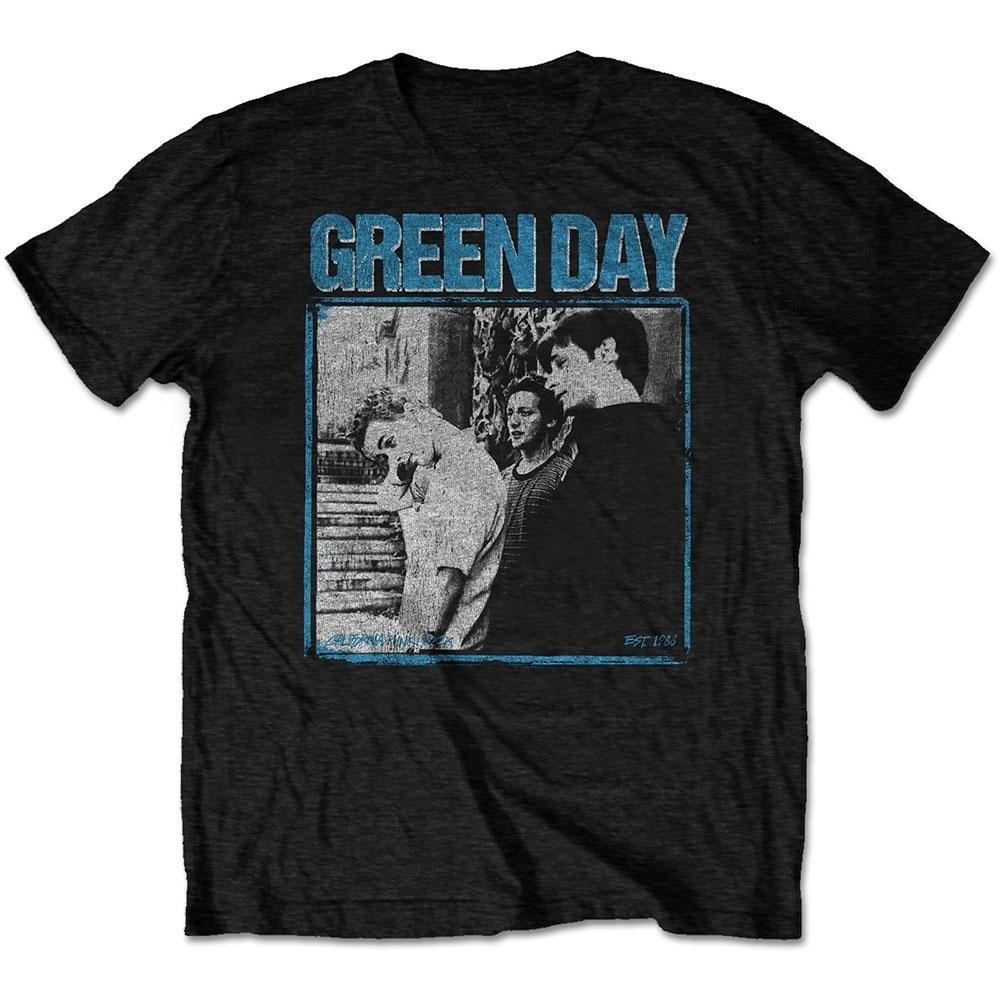 Green Day American Idiot Grenade Print Cotton TShirt Punk Rock Band Unisex Short Sleeve Tee